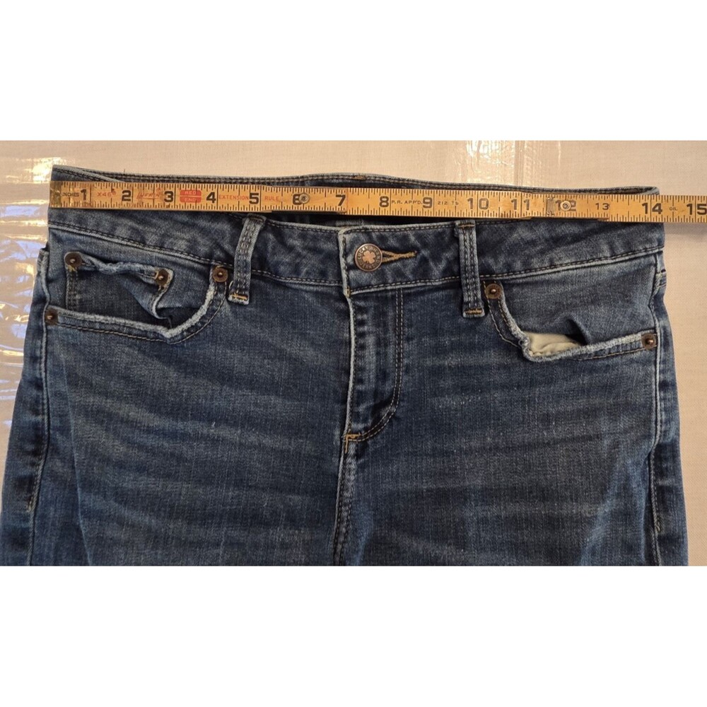 Lucky Brand Lolita Crop Jeans Women 8 29 Blue Mid Rise Skinny Stretch Denim - Picture 7 of 9